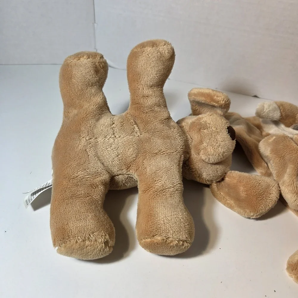 Baby Gund Spunky Huggybuddy Tan Puppy Dog Lovey Security Blanket / Spunky Dog Pl